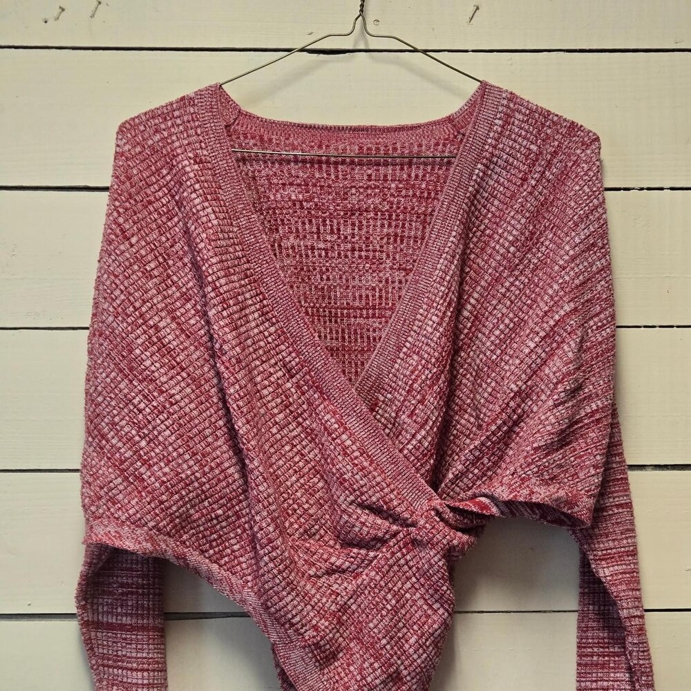 Women's Pink and Red Jumper